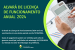 Guias de recolhimento para o pagamento do Alvará de Licença de Funcionamento estão disponíveis